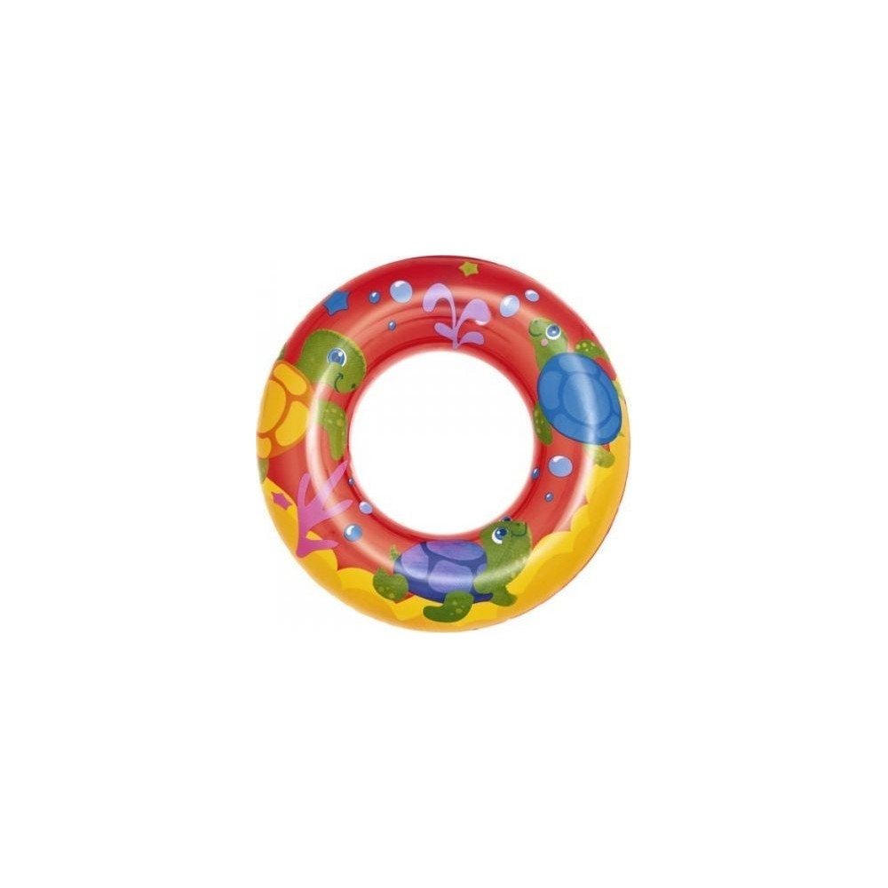Produktbild för Bestway 36113, Blå, Orange, Gul, Badring, Mönstrad, Vinyl, 4...