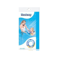 Produktbild för Bestway 36113, Blå, Orange, Gul, Badring, Mönstrad, Vinyl, 4...