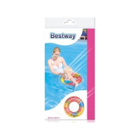 Produktbild för Bestway 36113, Blå, Orange, Gul, Badring, Mönstrad, Vinyl, 4...