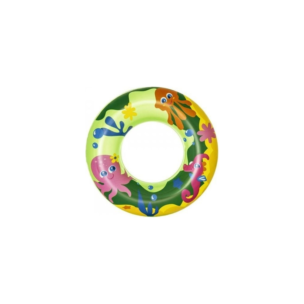 Produktbild för Bestway 36113, Blå, Orange, Gul, Badring, Mönstrad, Vinyl, 4...
