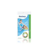 Produktbild för Bestway 36113, Blå, Orange, Gul, Badring, Mönstrad, Vinyl, 4...