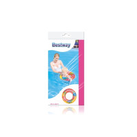 Produktbild för Bestway 36113, Blå, Orange, Gul, Badring, Mönstrad, Vinyl, 4...
