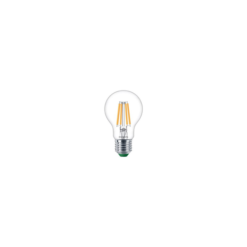 Produktbild för Philips - LED-glödlampa med filament - form: A60 - klar finish - E27 - 2.3 W - varmt vitt ljus - 2700 K