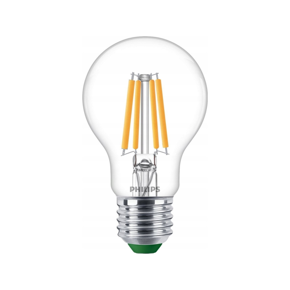 Produktbild för Philips - LED-glödlampa med filament - form: A60 - klar finish - E27 - 2.3 W - varmt vitt ljus - 2700 K