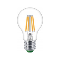Produktbild för Philips - LED-glödlampa med filament - form: A60 - klar finish - E27 - 2.3 W - varmt vitt ljus - 2700 K