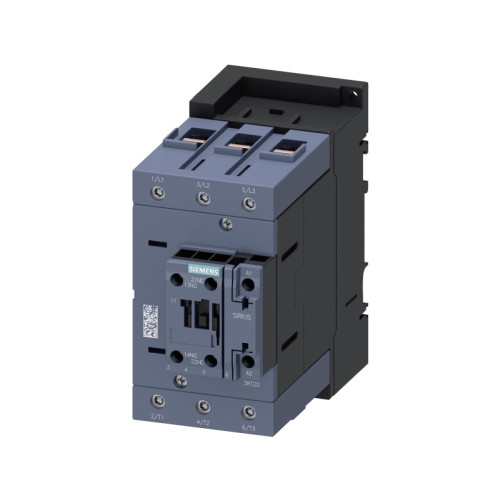 Siemens Kontaktorer, AC-3, 45 kW/400 V 1 NO+1 NC, 230 V AC/50 Hz 3-p...