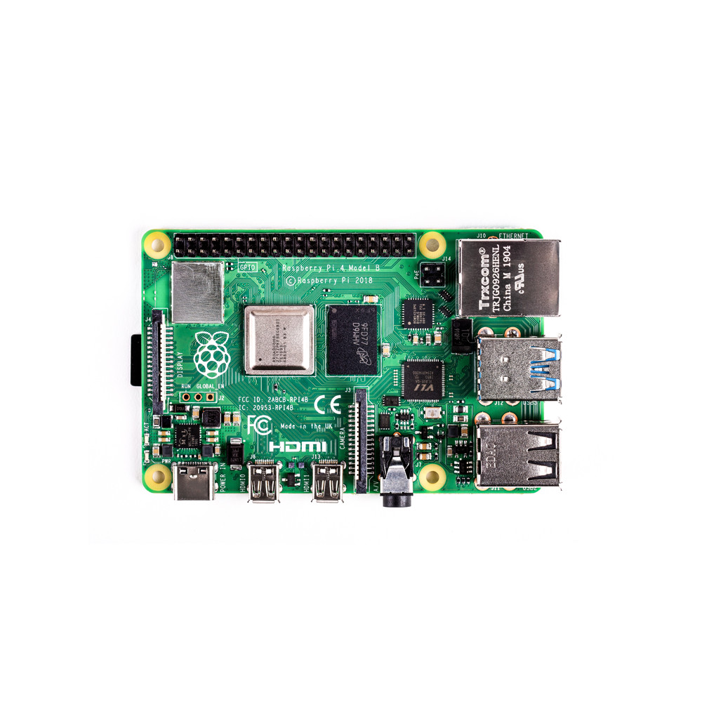 Produktbild för Raspberry Pi 4 Model B - dator med ett kort