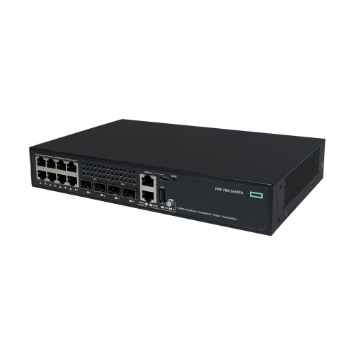 HP HPE Networking Comware 2150 8p 10M/100M/1G PoE+ 2p SFP 1G 2p SFP+ 1G/10G 125W - switch - 8 portar - Administrerad - rackmonterbar