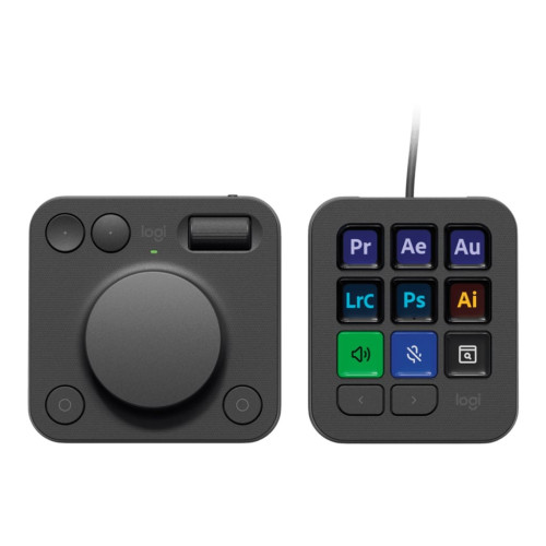 Logitech Logitech Master Series MX Creative Console - tangentbord och nummersatsset - grafit Inmatningsenhet