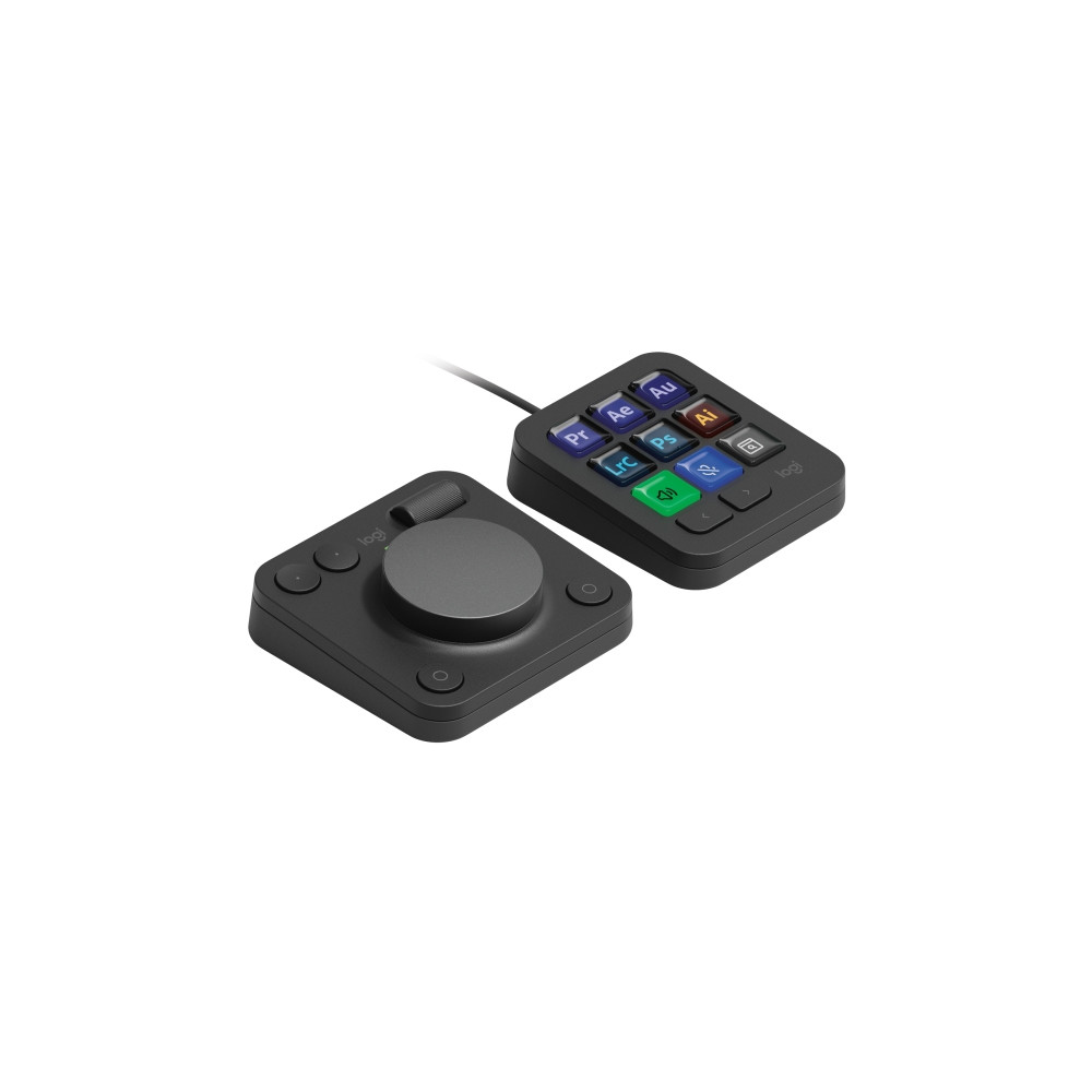 Produktbild för Logitech Master Series MX Creative Console - tangentbord och nummersatsset - grafit Inmatningsenhet