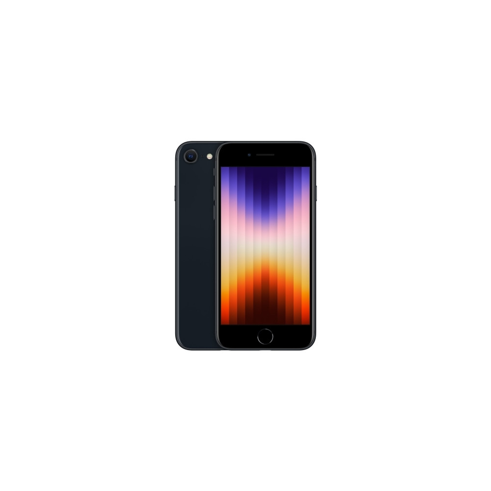 Produktbild för Apple iPhone SE (3rd generation) - midnatt - 5G smartphone - 64 GB - GSM