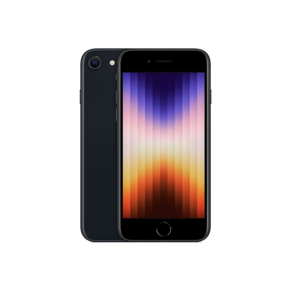 Produktbild för Apple iPhone SE (3rd generation) - midnatt - 5G smartphone - 64 GB - GSM