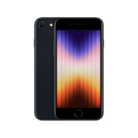 Produktbild för Apple iPhone SE (3rd generation) - midnatt - 5G smartphone - 64 GB - GSM
