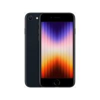 Produktbild för Apple iPhone SE (3rd generation) - midnatt - 5G smartphone - 64 GB - GSM