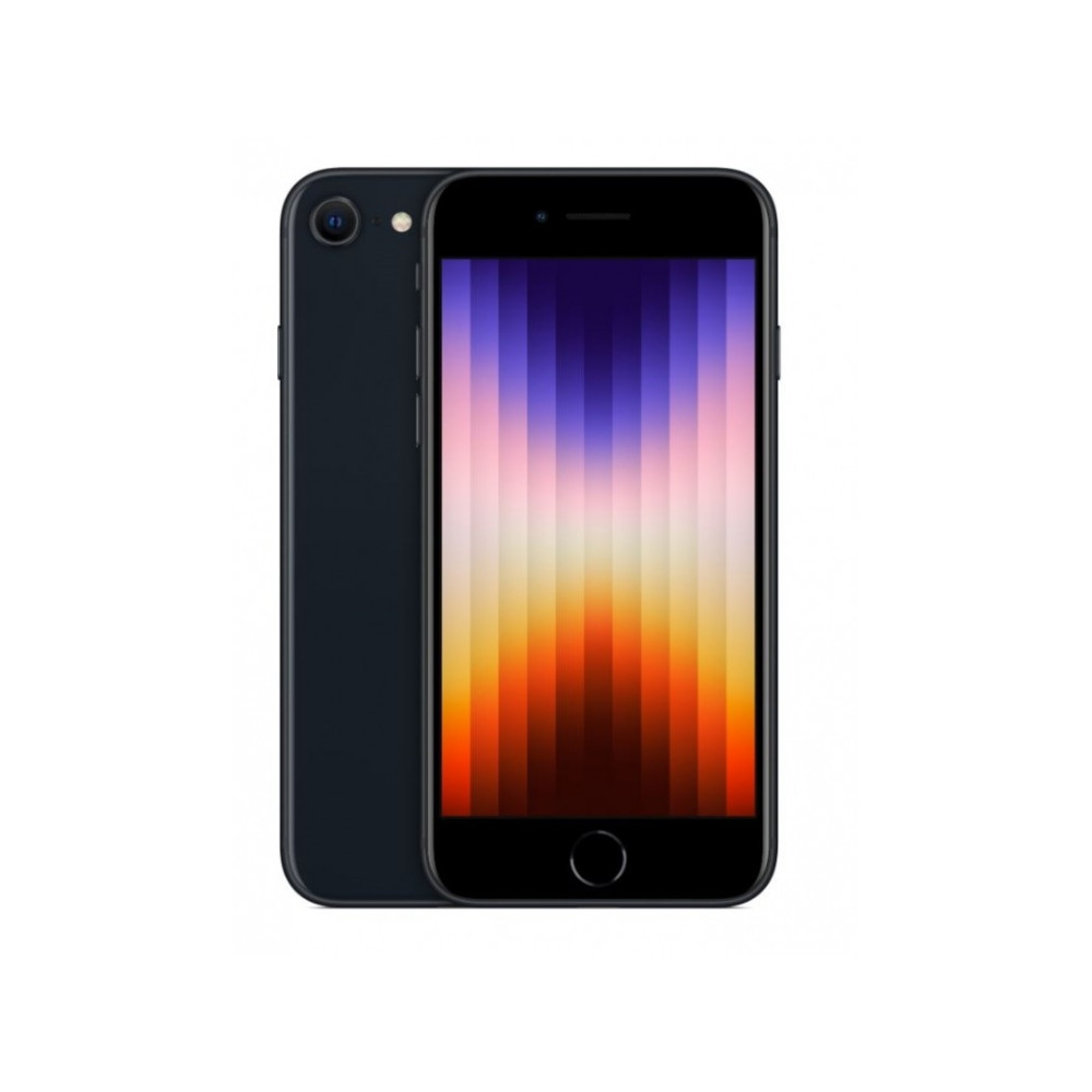 Produktbild för Apple iPhone SE (3rd generation) - midnatt - 5G smartphone - 64 GB - GSM
