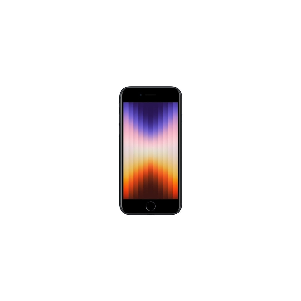 Produktbild för Apple iPhone SE (3rd generation) - midnatt - 5G smartphone - 64 GB - GSM