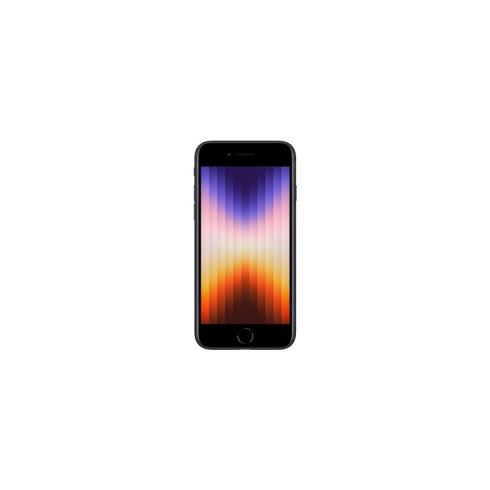 Produktbild för Apple iPhone SE (3rd generation) - midnatt - 5G smartphone - 64 GB - GSM