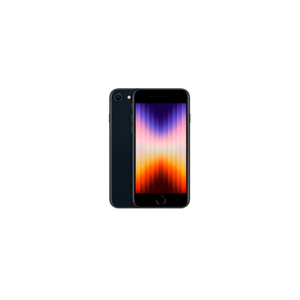 Produktbild för Apple iPhone SE (3rd generation) - midnatt - 5G smartphone - 64 GB - GSM