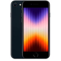 Produktbild för Apple iPhone SE (3rd generation) - midnatt - 5G smartphone - 64 GB - GSM