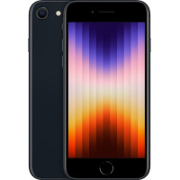 Produktbild för Apple iPhone SE (3rd generation) - midnatt - 5G smartphone - 64 GB - GSM