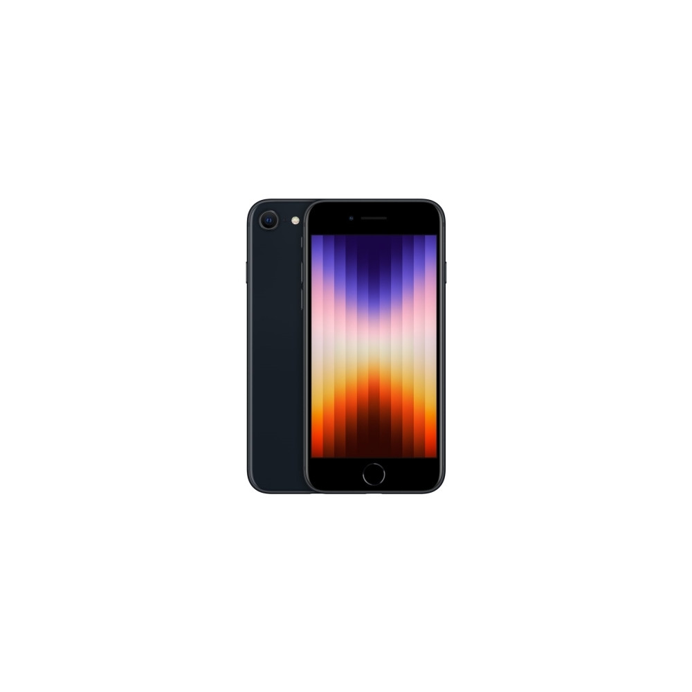 Produktbild för Apple iPhone SE (3rd generation) - midnatt - 5G smartphone - 64 GB - GSM
