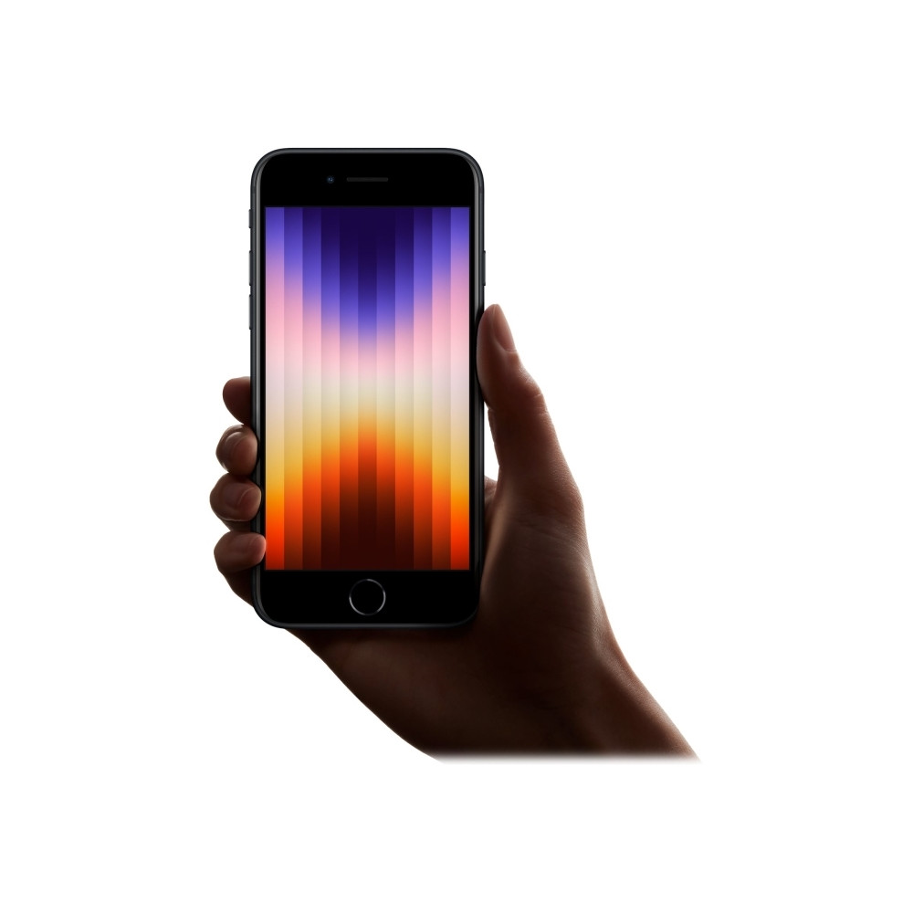 Produktbild för Apple iPhone SE (3rd generation) - midnatt - 5G smartphone - 64 GB - GSM