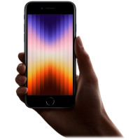 Produktbild för Apple iPhone SE (3rd generation) - midnatt - 5G smartphone - 64 GB - GSM