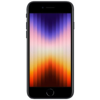 Produktbild för Apple iPhone SE (3rd generation) - midnatt - 5G smartphone - 64 GB - GSM