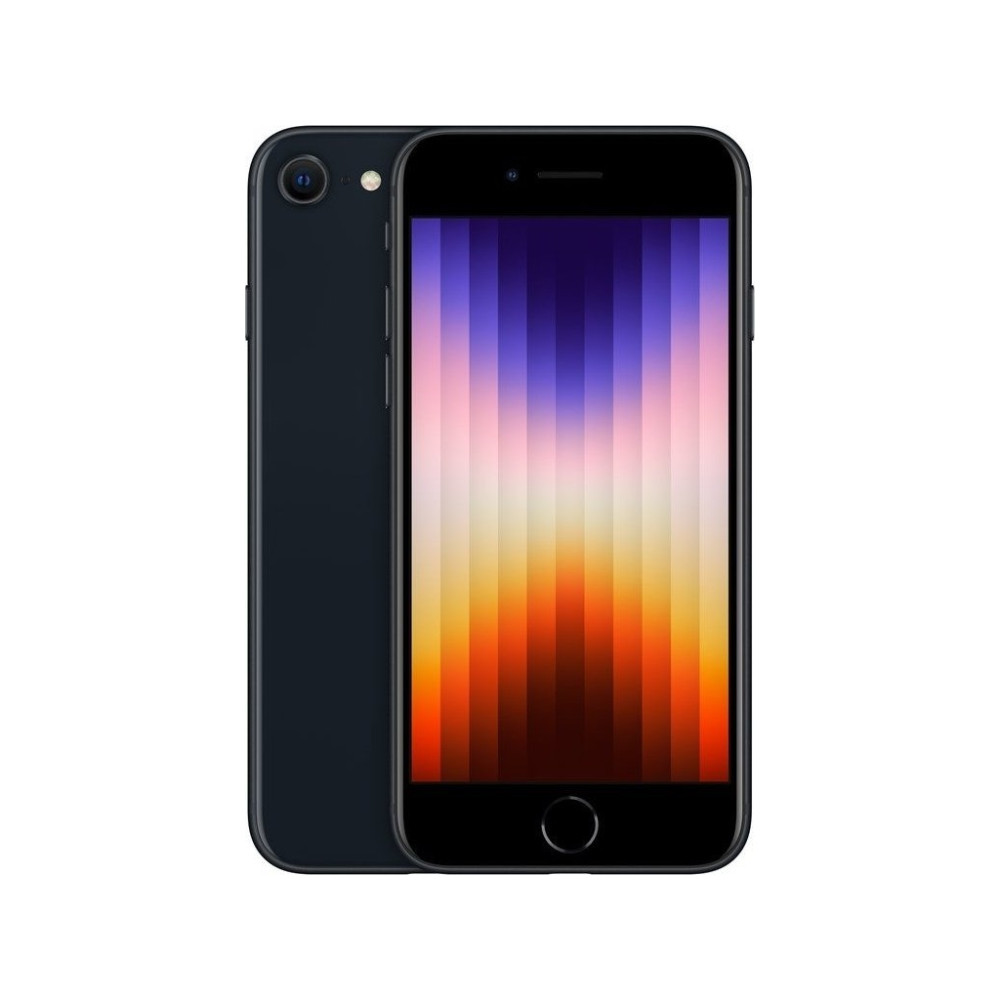 Produktbild för Apple iPhone SE (3rd generation) - midnatt - 5G smartphone - 64 GB - GSM