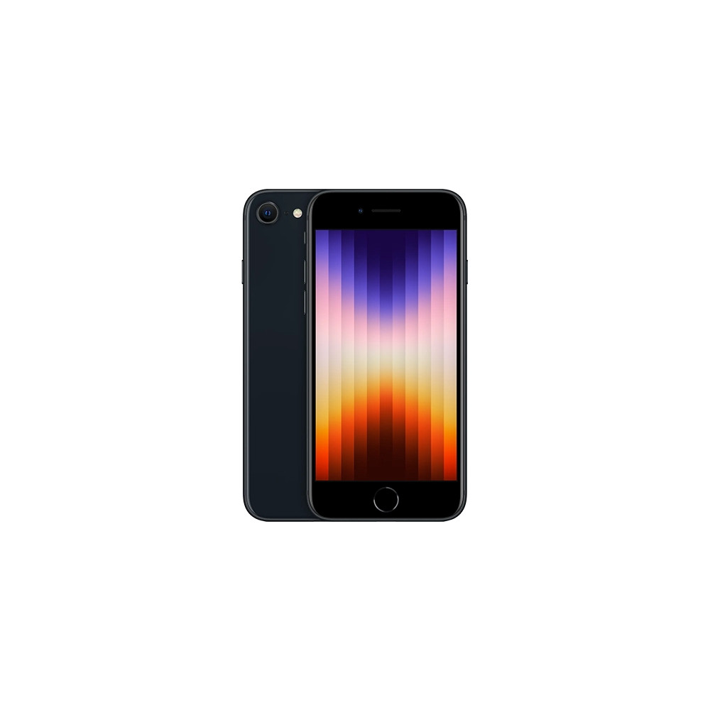 Produktbild för Apple iPhone SE (3rd generation) - midnatt - 5G smartphone - 64 GB - GSM