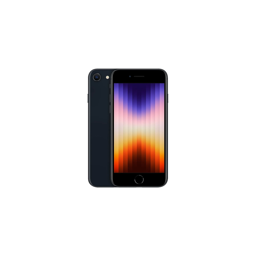 Produktbild för Apple iPhone SE (3rd generation) - midnatt - 5G smartphone - 64 GB - GSM