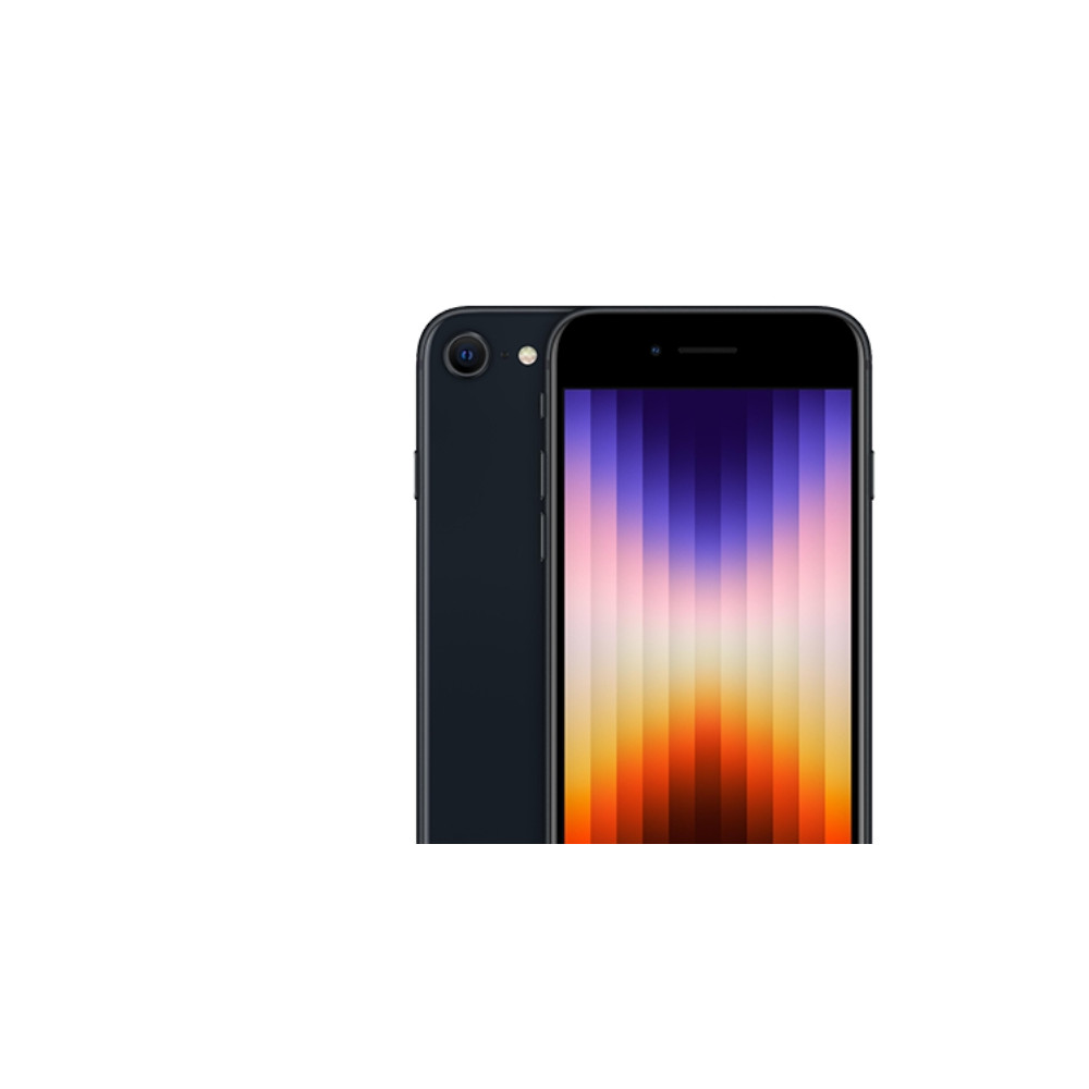 Produktbild för Apple iPhone SE (3rd generation) - midnatt - 5G smartphone - 64 GB - GSM