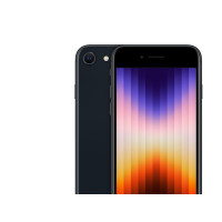 Produktbild för Apple iPhone SE (3rd generation) - midnatt - 5G smartphone - 64 GB - GSM