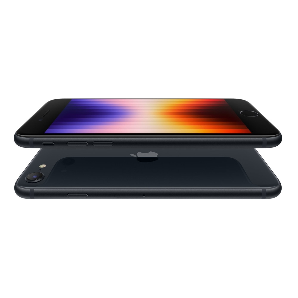 Produktbild för Apple iPhone SE (3rd generation) - midnatt - 5G smartphone - 64 GB - GSM