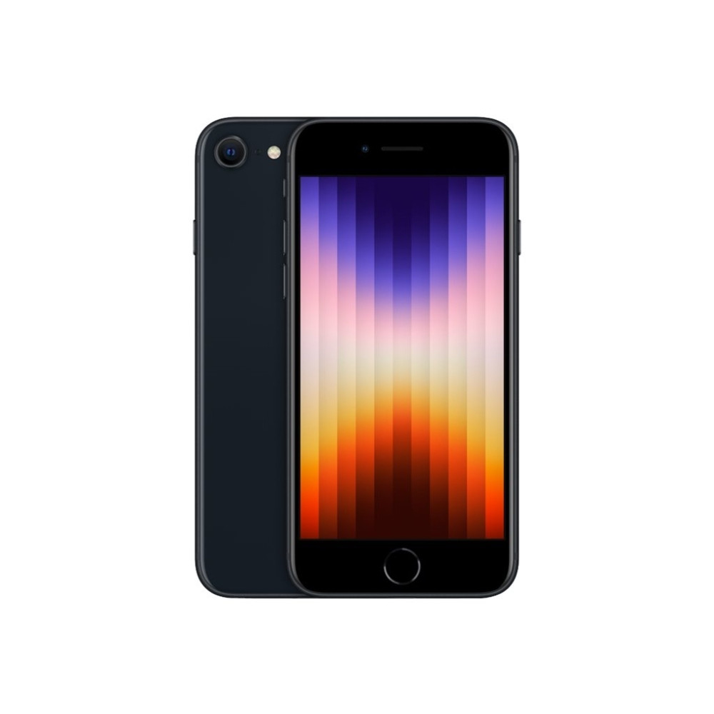 Produktbild för Apple iPhone SE (3rd generation) - midnatt - 5G smartphone - 64 GB - GSM