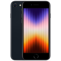 Produktbild för Apple iPhone SE (3rd generation) - midnatt - 5G smartphone - 64 GB - GSM