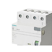 Produktbild för SIEMENS Felströmsbrytare typ A 63A 3-polig + noll 30mA utlös...