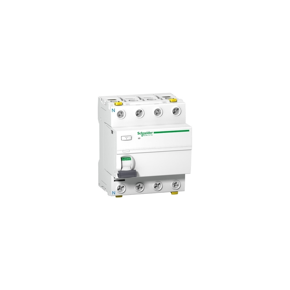Produktbild för SCHNEIDER ELECTRIC Acti9 iID HPFI-brytare, 4P, 40A, 415V, 30...