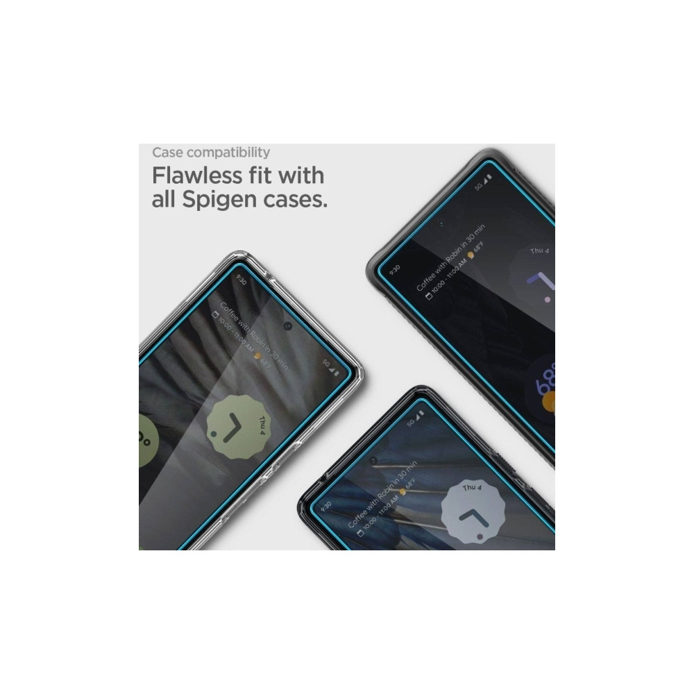Produktbild för Spigen Spigen ALM Glas.Tr Google Pixel 7A 2 st härdat glas A...