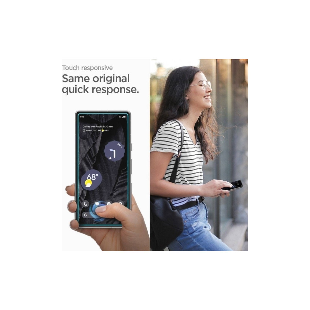 Produktbild för Spigen Spigen ALM Glas.Tr Google Pixel 7A 2 st härdat glas A...