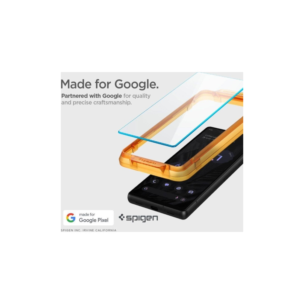 Produktbild för Spigen Spigen ALM Glas.Tr Google Pixel 7A 2 st härdat glas A...