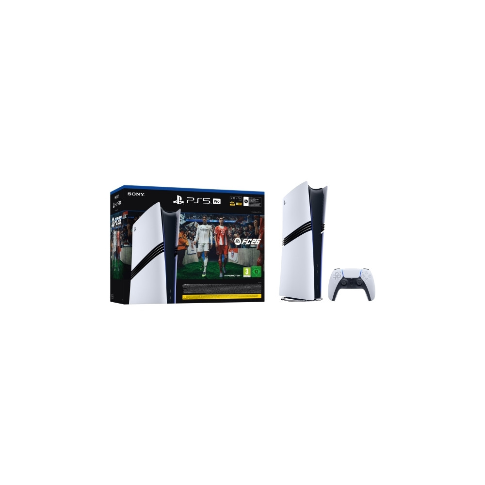 Produktbild för Sony PlayStation 5 Pro + EA Sports FC 26 Bundle, PlayStation...