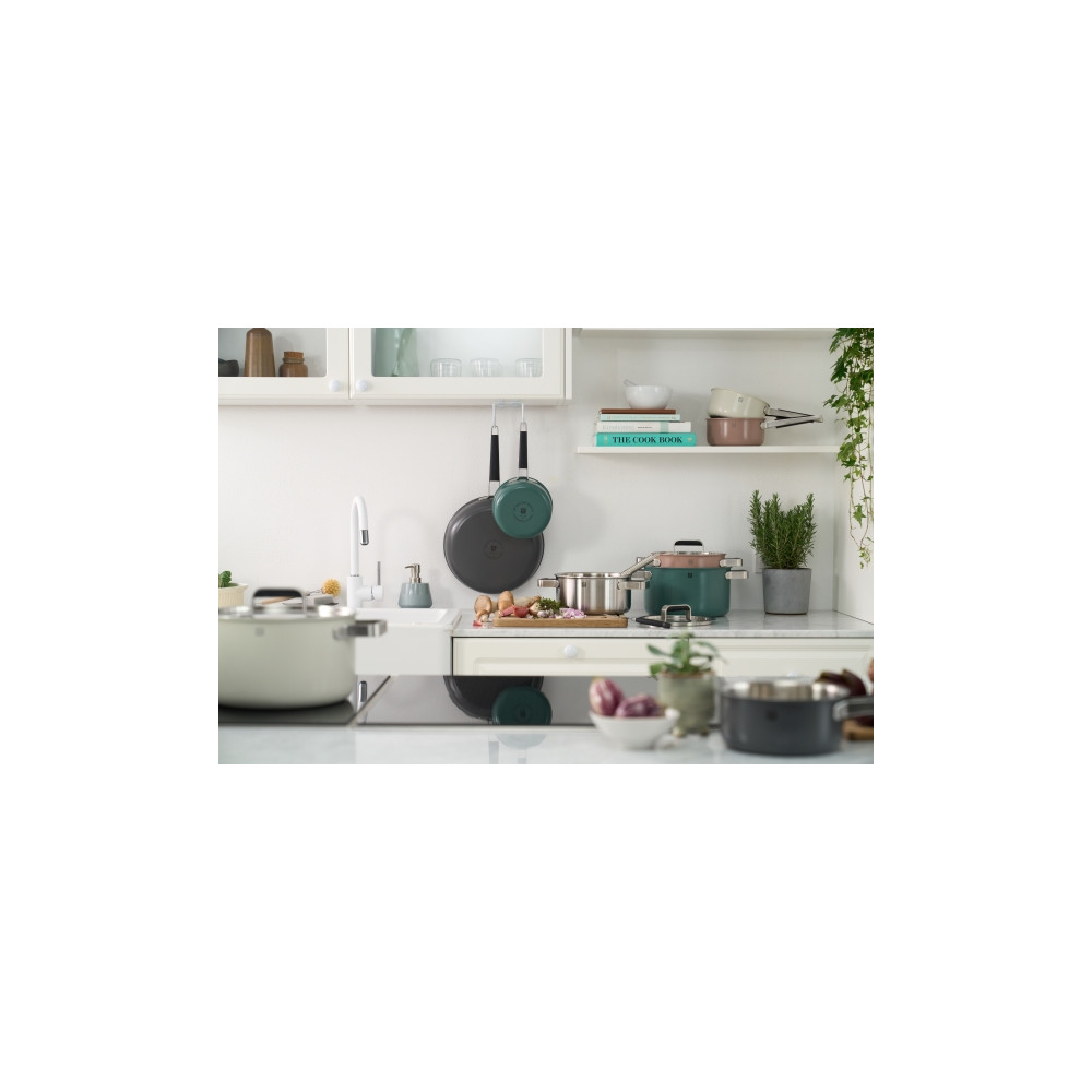 Produktbild för ZWILLING Pure Stekpanna, 24 cm, 18/10 Rostfritt stål, Kerami...