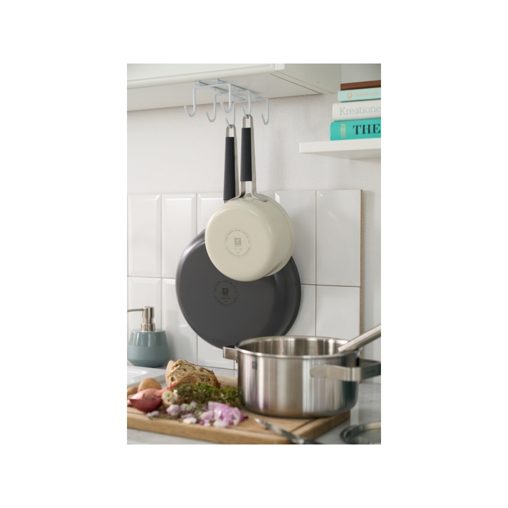 Produktbild för ZWILLING Pure Stekpanna, 24 cm, 18/10 Rostfritt stål, Kerami...