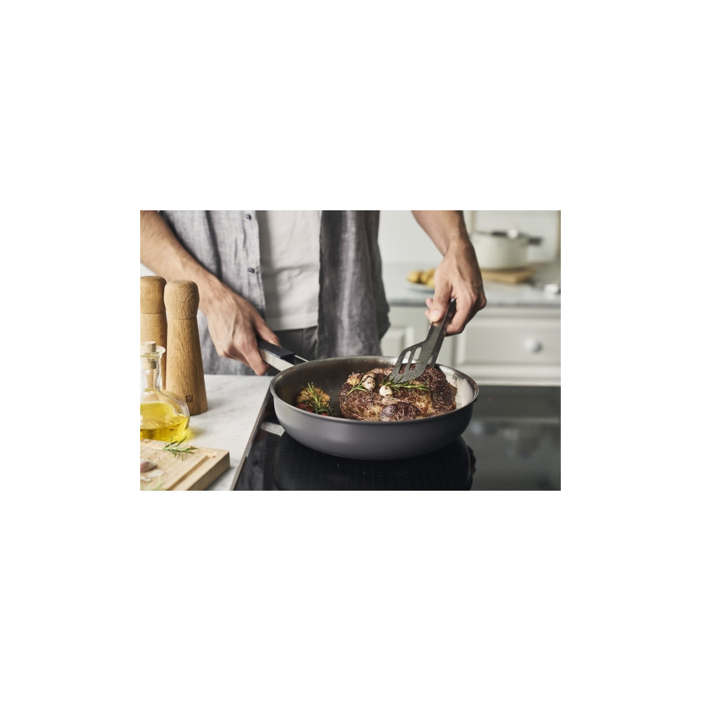 Produktbild för ZWILLING Pure Stekpanna, 28 cm, 18/10 Rostfritt stål, Kerami...