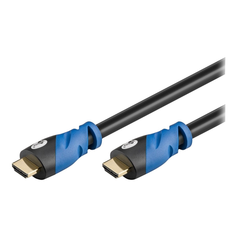 Produktbild för goobay Premium High Speed - HDMI-kabel med Ethernet - 50 cm