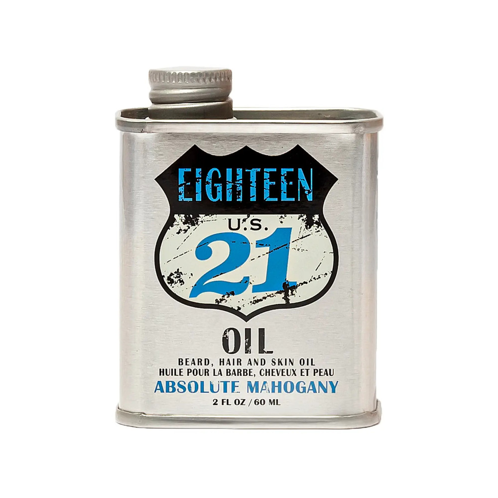 Produktbild för 18.21 Man Made Beard, Hair & Skin Oil Absolute Mahogany 60ml