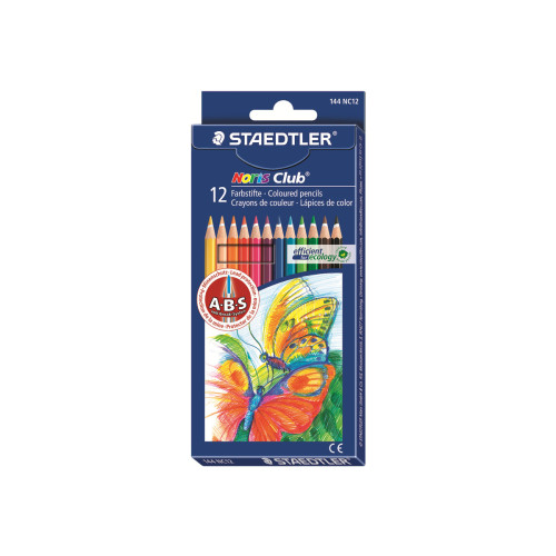 STAEDTLER STAEDTLER Noris Club 144 - färgpenna - blandfärger (paket om 12)