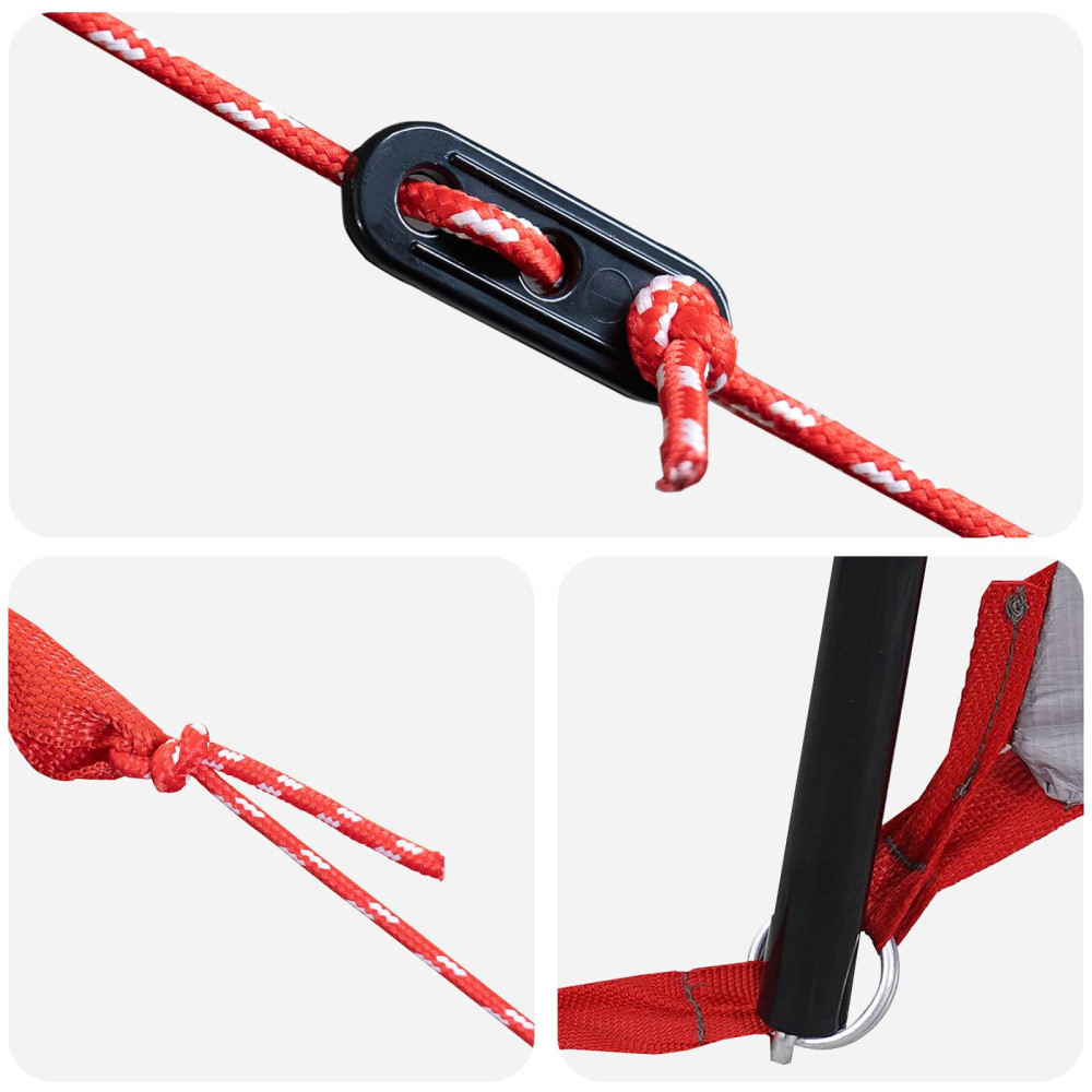 Produktbild för Familjetält med regnskydd, vattentåligt 14 person Armégrön