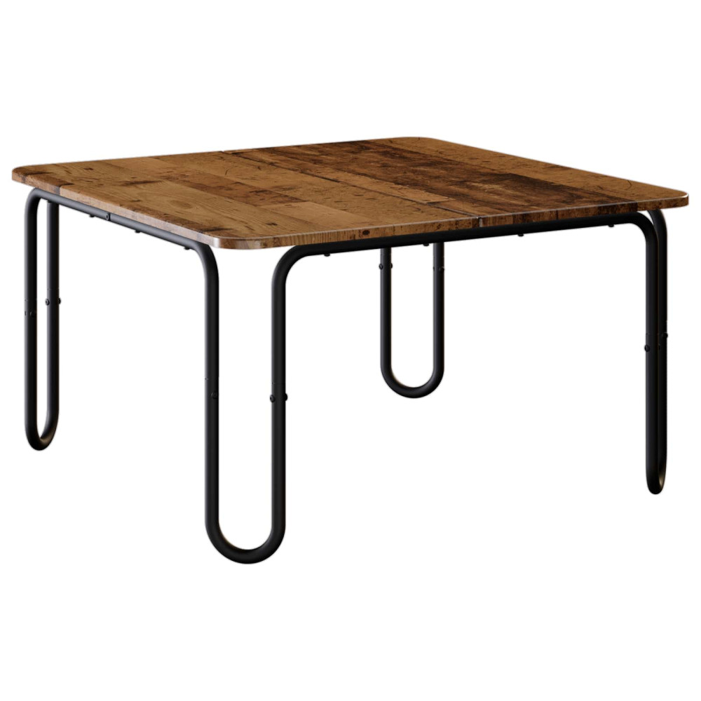 Produktbild för Kaffeebord Gammalt trä 59 x 59 x 45 cm Konstruerat trä